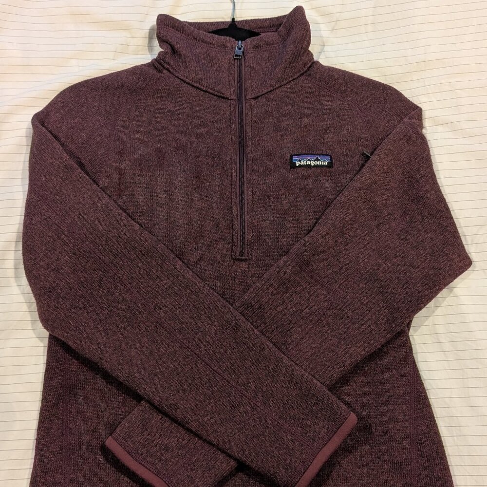Patagonia Women's Better Sweater 1/4-Zip Fleece (Eggplant)